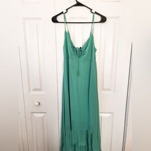 🖤 NWT | Beautiful Light Blue/Green High-Low Dress Size Small